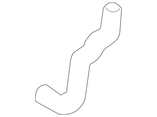 Evo 9 - Mitsubishi OEM - Lower Coolant Hose