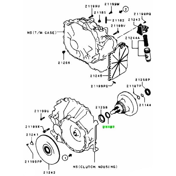 Evo 10 - Mitsubishi OEM - M/T Case O-Ring