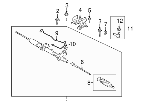 Evo 10 - Mitsubishi OEM - Outer Tie Rod