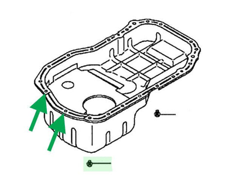 Evo 8-9 - Mitsubishi OEM - Oil Pan Bolt Kit