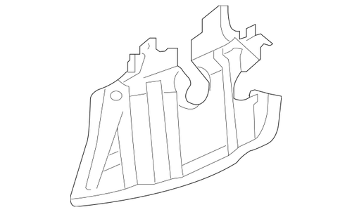 Evo 8-9 - Mitsubishi OEM - Engine Splash Shield - Passenger Side