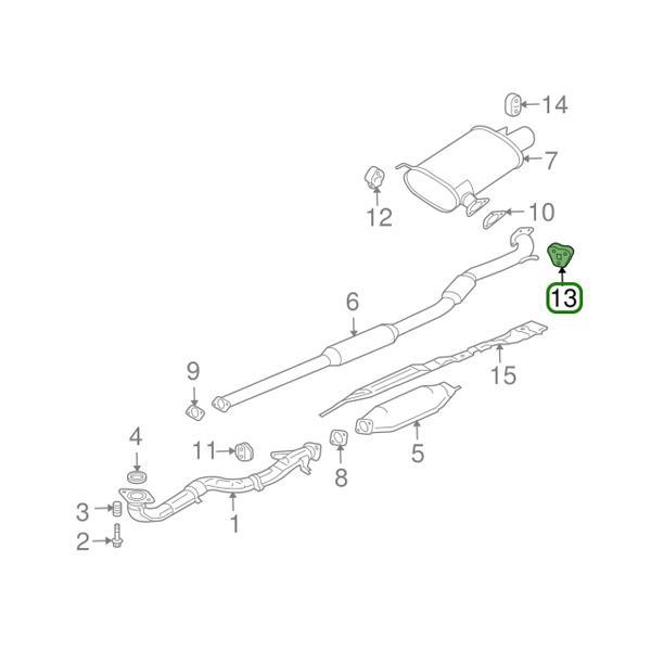 Evo 8-9 - Mitsubishi OEM - Exhaust Hanger D