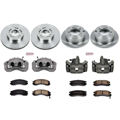 Eclipse GSX 2G - PowerStop - Front & Rear Autospecialty Brake Kit w/Calipers