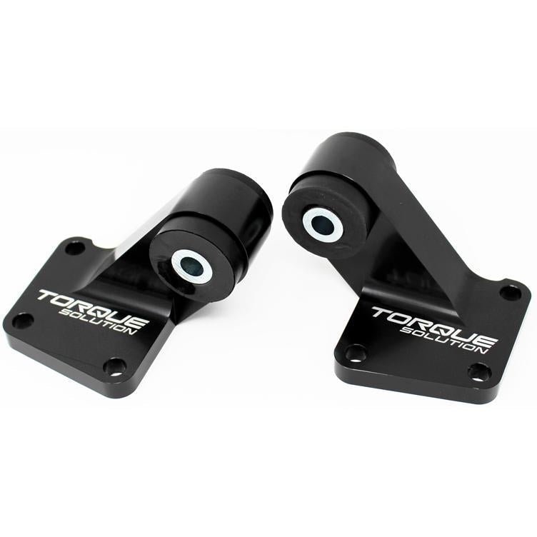 Evo 8-9 - Torque Solution - Billet Rear Differential Mounts - Black